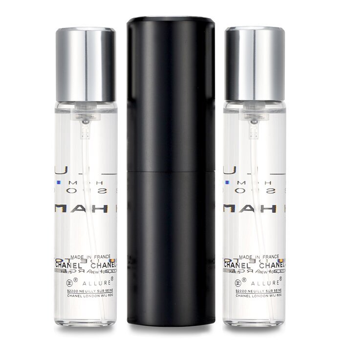 Chanel Allure Homme Sport Eau De Toilette Travel Spray (With Two Refills) 3x20ml