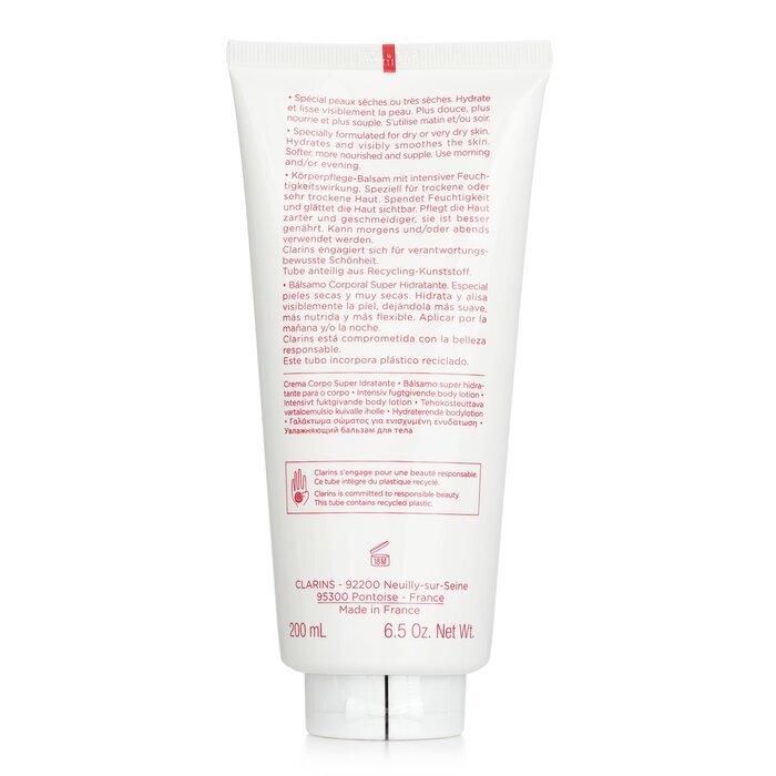 Clarins Moisture Rich Body Lotion with Shea Butter - For Dry Skin 200ml