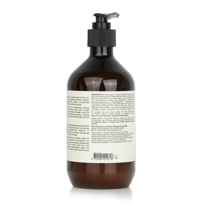 Aesop Rose Hair & Scalp Moisturising Masque (For All Hair Types) 500ml