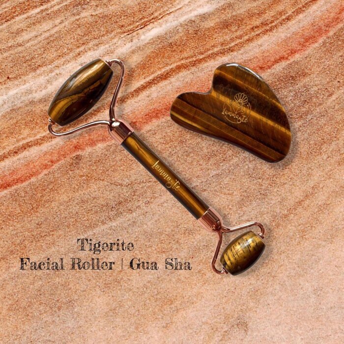 Lammaste Facial Roller ( Tigerite ) Fixed Size
