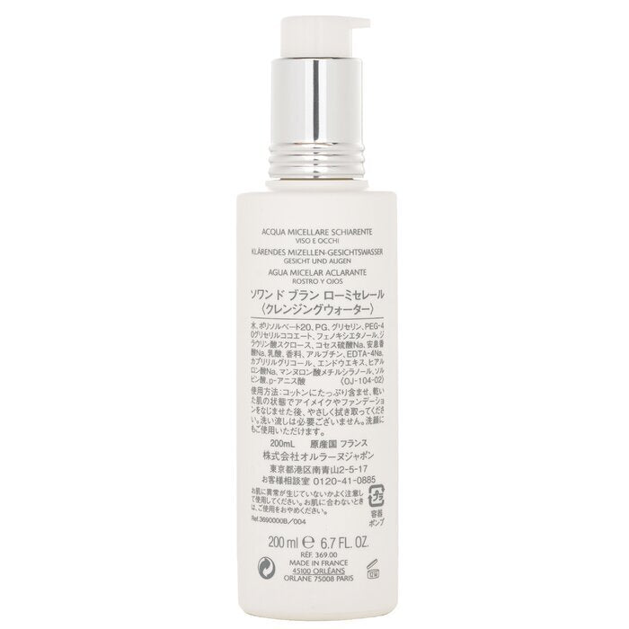 Orlane Soin De Blanc Brightening Micellar Water - Face & Eyes 200ml