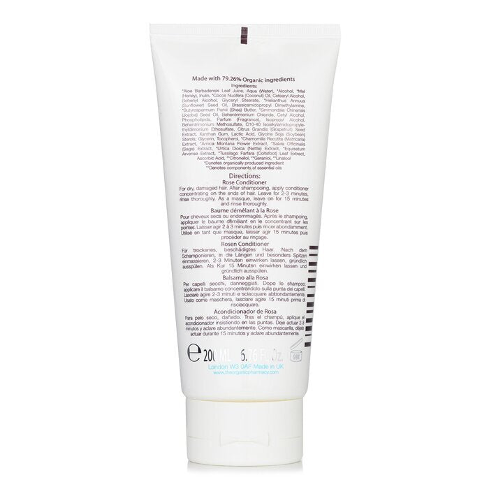 The Organic Pharmacy Rose Conditioner (For Dry Damaged Hair) 200ml