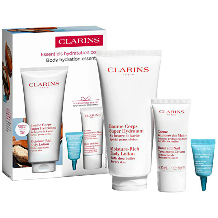 Perfect Hydration Body Set: Super Hydrating Body Balm +Youthful Hand Cream 30ml+Hydra Essentiel Reparing Lip Balm 200ml