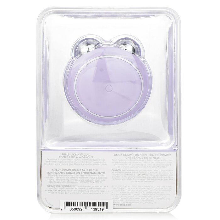 FOREO Bear Mini Smart Microcurrent Facial Toning Device - Lavender 1pcs