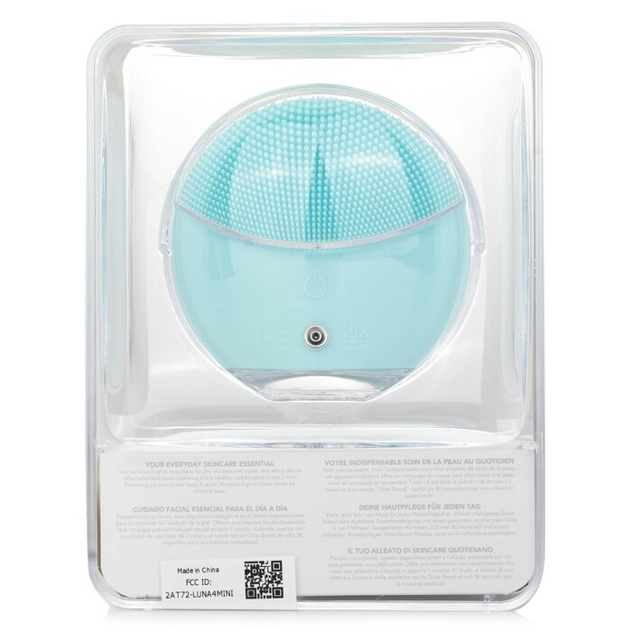 FOREO Luna 4 Mini Dual-Sided Facial Cleansing Massager - Arctic Blue 1pcs