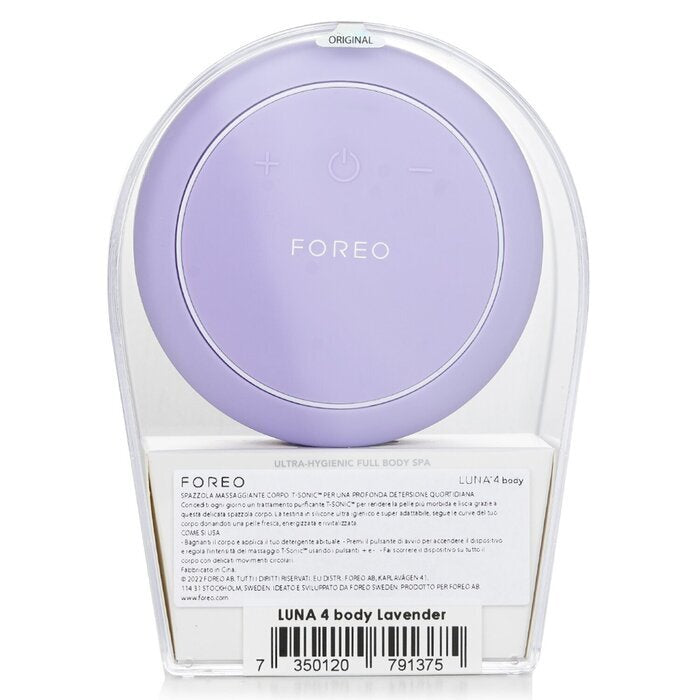 FOREO Luna 4 Body Massaging Body Brush - Lavender 1pcs