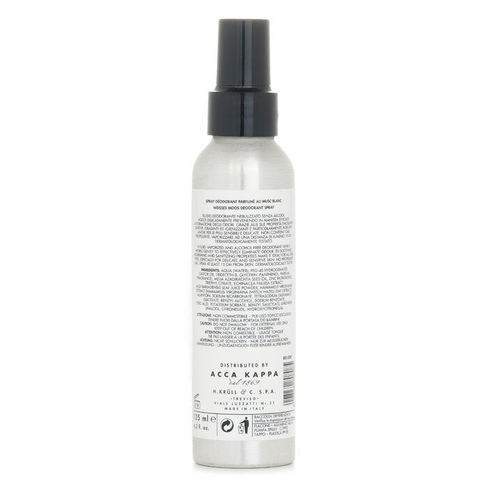 Acca Kappa White Moss Deodorant Spray (Aerosol) 125ml