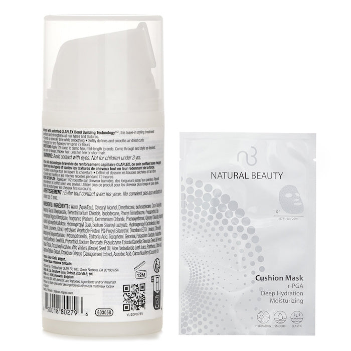 No. 6 Bond Smoother 100ml X Natural Beauty r-PGA Deep Hydration Moisturizing Cushion Mask (Exp.13 Apr 2026) 2pcs 6x 20ml