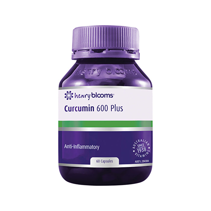 Henry Blooms Curcumin 600 Plus 60c