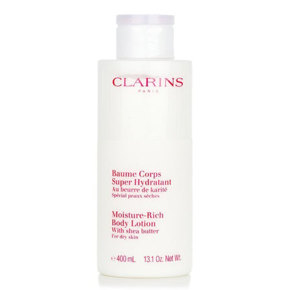 Clarins Moisture-Rich Body Lotion with Shea Butter - For Dry Skin (Super Size Limited Edition) 400ml
