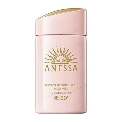 Anessa Perfect UV Sunscreen Mild Milk For Sensitive Skin SPF 50+ PA++++ 60ml