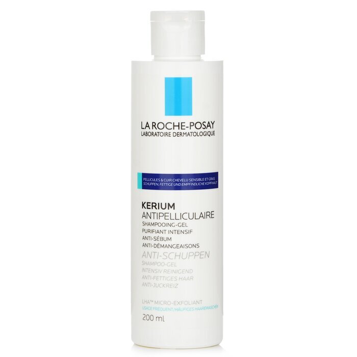 La Roche Posay Kerium Anti-Dandruff Micro-Exfoliating LHA Gel Shampoo (For Oily Scalp) 200ml