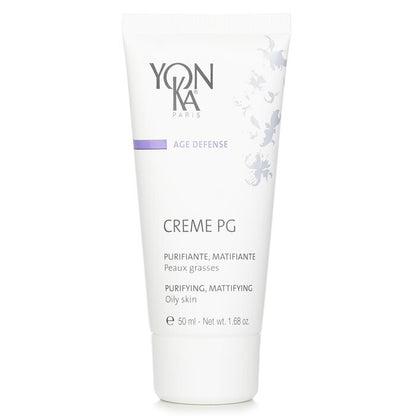 Yonka Age Defense Creme PG With Essential Oils - Purifying, Mattifying (Oily Skin) 50ml