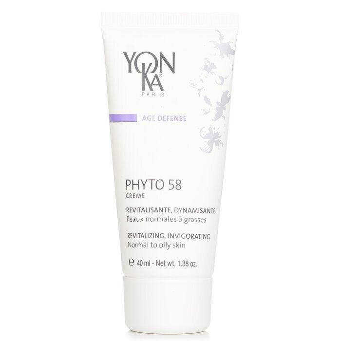 Yonka Age Defense Phyto 58 Creme With Rosemary + Vit. A.E.F. - Revitalizing, Invigorating (Normal To Oily Skin) 40ml