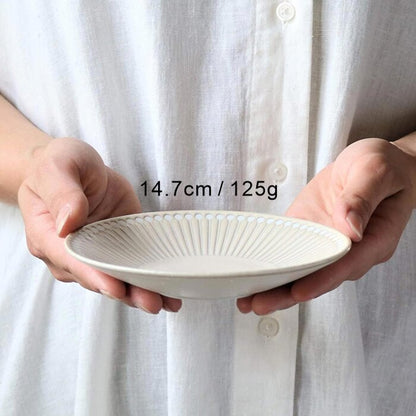 Minoro Touki Minoyaki Ultra Light 14.7CM Ceramic Dish (Yamato Blue)-  Yamato Blue