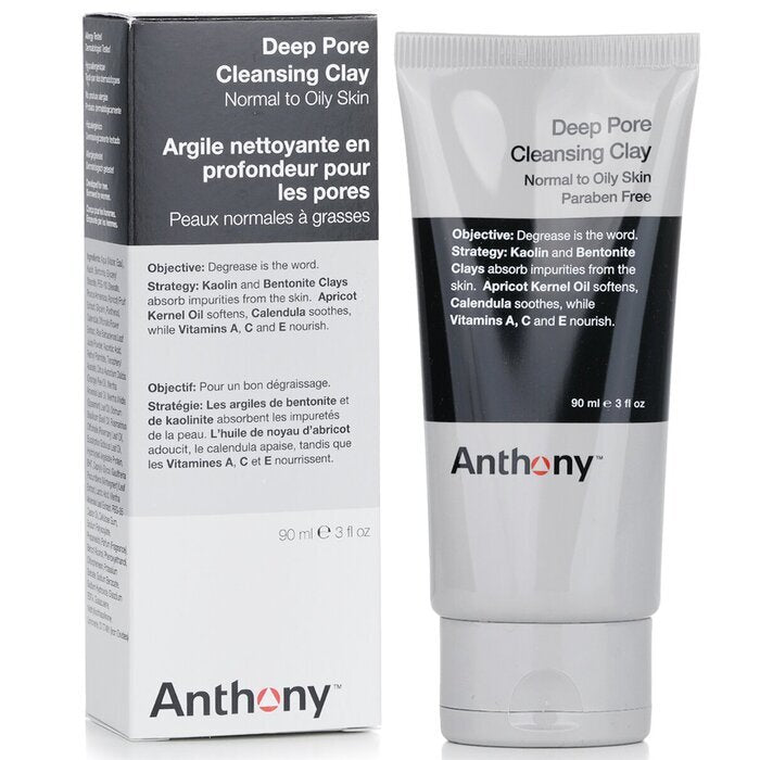 Anthony Logistics For Men Deep Pore Cleansing Clay (Normal To Oily Skin) 90g