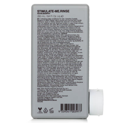 Kevin Murphy Stimulate-Me.Rinse (Stimulating and Refreshing Conditioner - For Hair & Scalp) 250ml/8.4oz