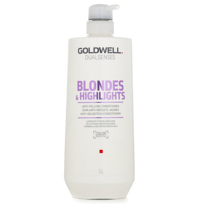 Goldwell Dual Senses Blondes & Highlights Anti-Yellow Conditioner (Luminosity For Blonde Hair) 1000ml