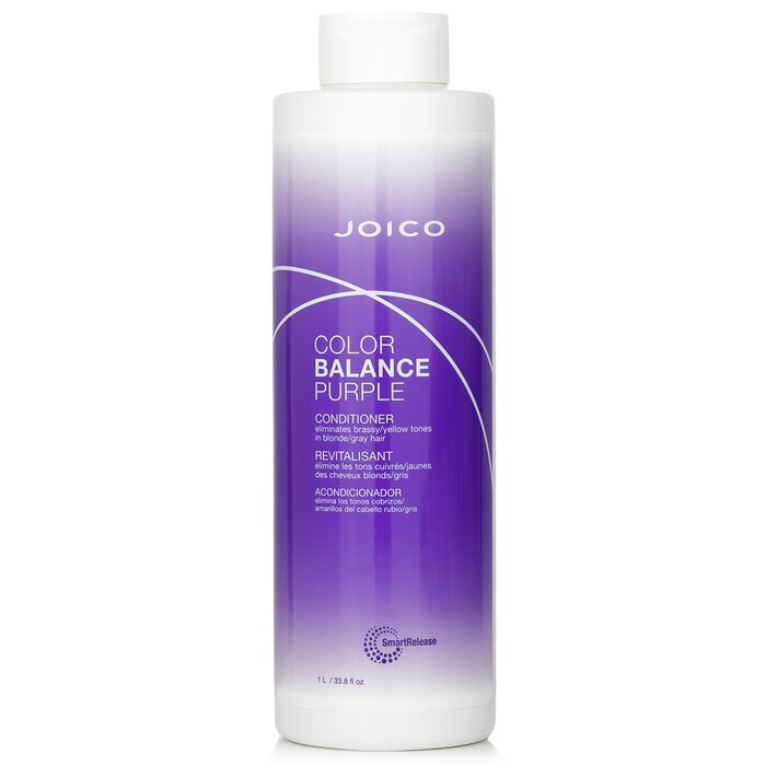 Joico Color Balance Purple Conditioner (Eliminates Brassy/Yellow Tones on Blonde/Gray Hair) 1000ml