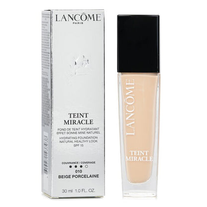 Lancome Teint Miracle Hydrating Foundation Natural Healthy Look SPF 15 -  010 Beige Porcelaine 30ml