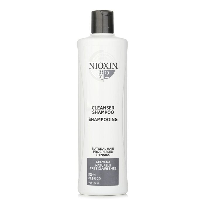 Nioxin Derma Purifying System 2 Cleanser Shampoo (Natural Hair, Progressed Thinning) 500ml