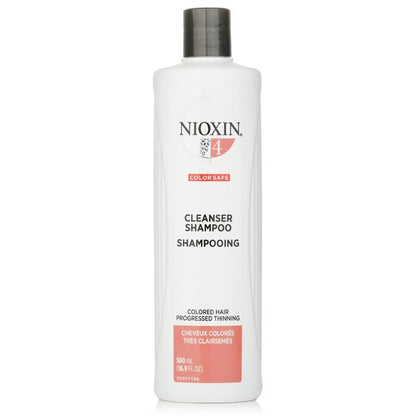 Nioxin Derma Purifying System 4 Cleanser Shampoo (Colored Hair, Progressed Thinning, Color Safe) 500ml