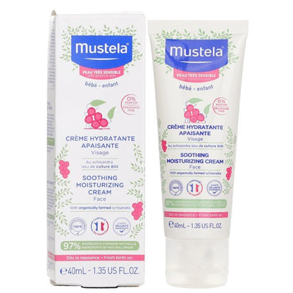 Mustela Soothing Moisturizing Cream For Face - For Very Sensitive Skin 40ml
