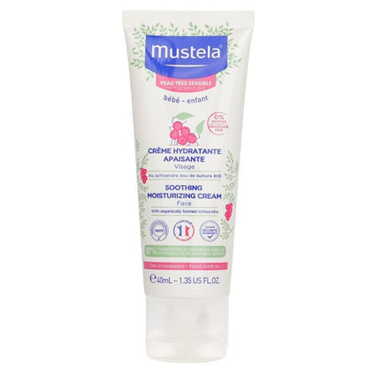 Mustela Soothing Moisturizing Cream For Face - For Very Sensitive Skin 40ml