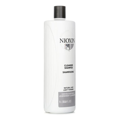 Nioxin Derma Purifying System 1 Cleanser Shampoo (Natural Hair, Light Thinning) 1000ml