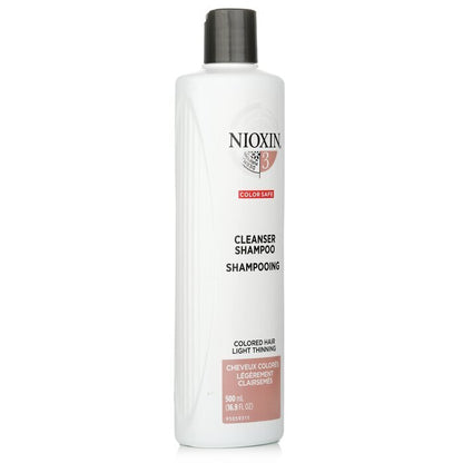 Nioxin Derma Purifying System 3 Cleanser Shampoo (Colored Hair, Light Thinning, Color Safe) 500ml