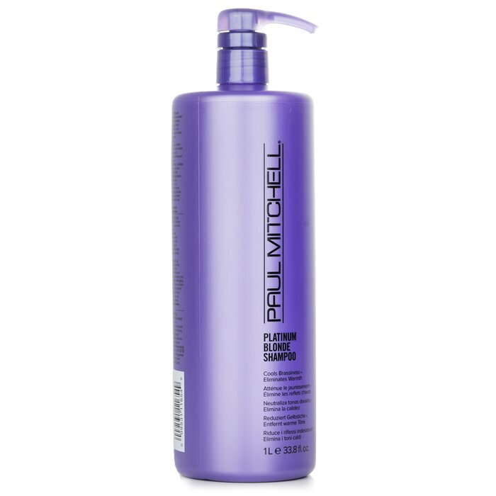 Paul Mitchell Platinum Blonde Shampoo (Cools Brassiness - Eliminates Warmth) 1000ml