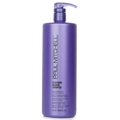 Paul Mitchell Platinum Blonde Shampoo (Cools Brassiness - Eliminates Warmth) 1000ml