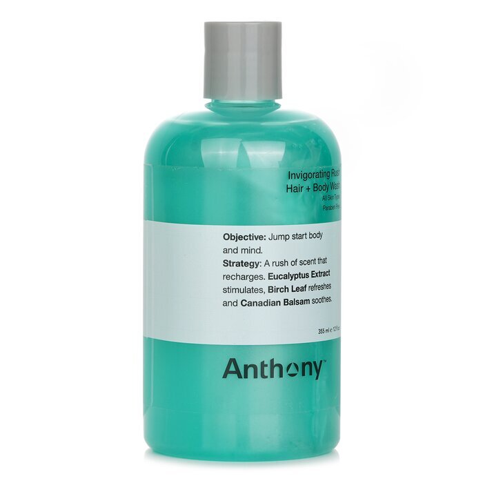 Anthony Invigorating Rush Hair & Body Wash (All Skin Types) 355ml