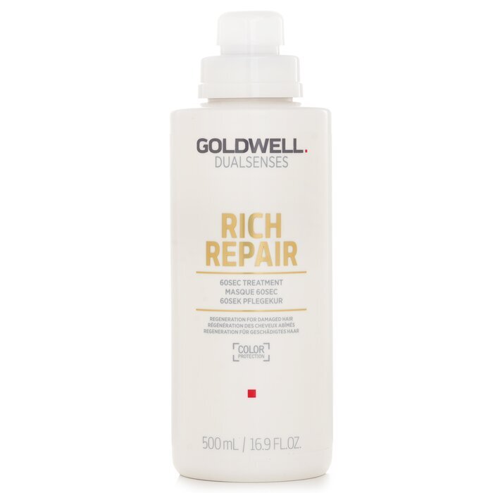 Goldwell Dual Senses Rich Repair 60Sec Treatment (Regeneration For Damaged Hair) 500ml