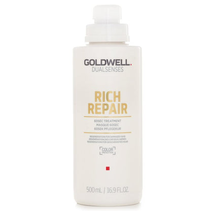 Goldwell Dual Senses Rich Repair 60Sec Treatment (Regeneration For Damaged Hair) 500ml