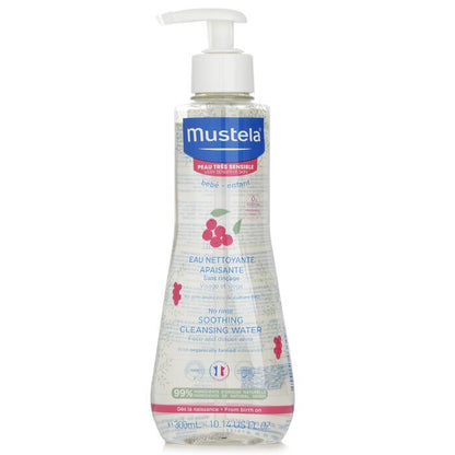 Mustela No Rinse Soothing Cleansing Water (Face & Diaper Area) - For Very Sensitive Skin 300ml