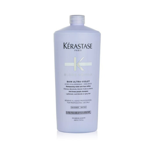 Kerastase Blond Absolu Bain Ultra-Violet Anti-Brass Purple Shampoo (Lightened, Cool Blonde or Grey Hair) 1000ml