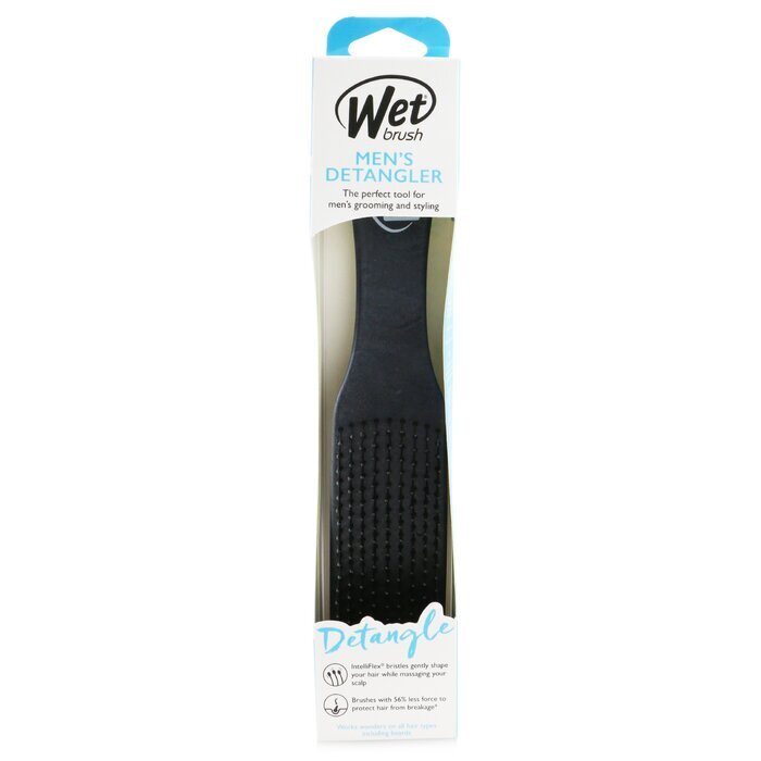Wet Brush Men's Detangler Leather -  Black 1pc