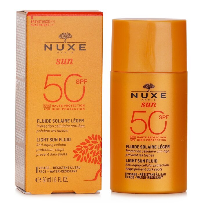 Nuxe Sun Light Fluid For Face - High Protection SPF50 (For Normal To Combination Skin) 50ml