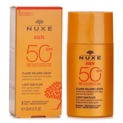 Nuxe Sun Light Fluid For Face - High Protection SPF50 (For Normal To Combination Skin) 50ml