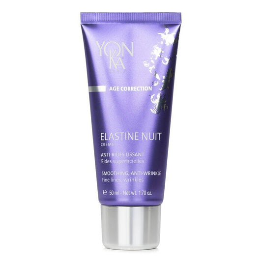 Yonka Age Correction Elastine Nuit Creme With Elastin Peptides - Smoothing, Anti-Wrinkle 50ml