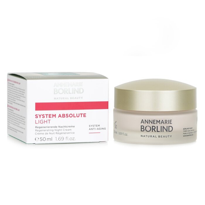 Annemarie Borlind System Absolute System Anti-Aging Regenerating Night Cream Light - For Mature Skin 50ml