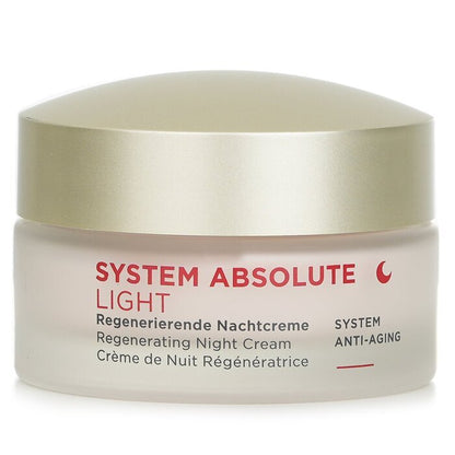 Annemarie Borlind System Absolute System Anti-Aging Regenerating Night Cream Light - For Mature Skin 50ml