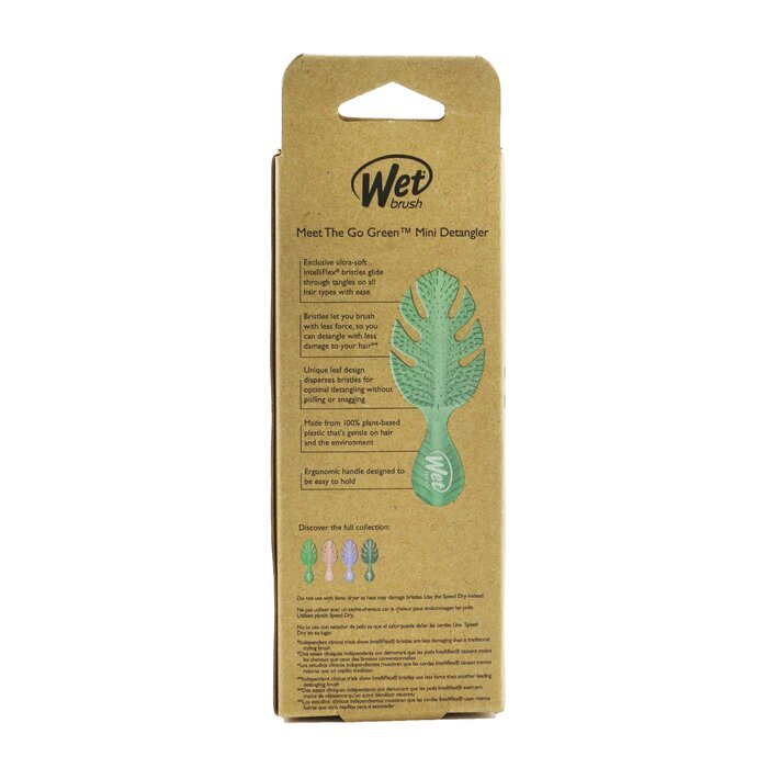 Wet Brush Go Green Mini Detangler -  Green 1pc