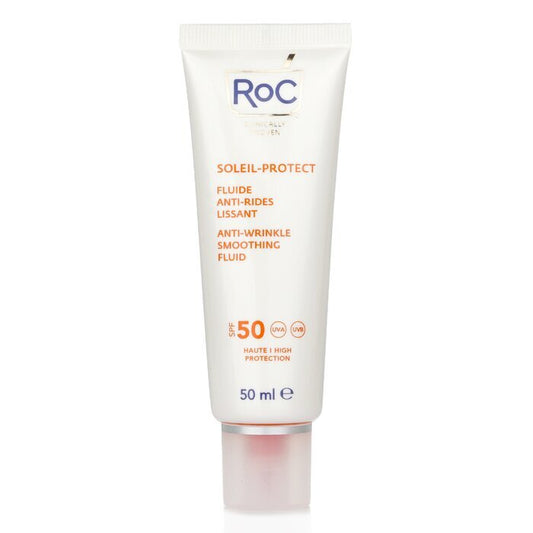 ROC Soleil-Protect Anti-Wrinkle Smoothing Fluid SPF 50 UVA & UVB (Visibly Reduces Wrinkles) 50ml