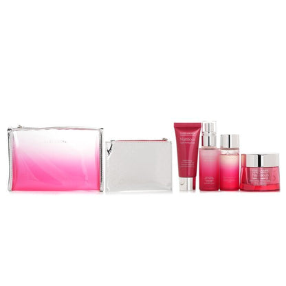 Nutritious Super-Pomegranate Reveal A Rosy Radiance Set: Moisture Creme+ Milky Lotion Light+ Lotion+ Cleansing 4pcs