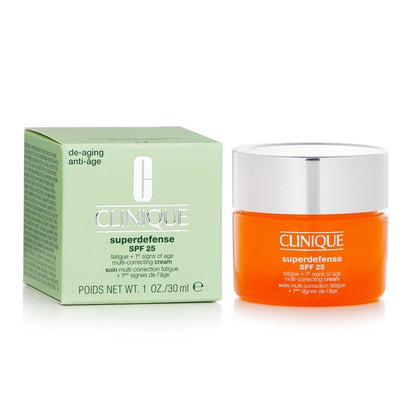 Clinique Superdefense SPF 25 Fatigue + 1st Signs Of Age Multi-Correcting Cream - Very Dry to Dry Combination 30ml