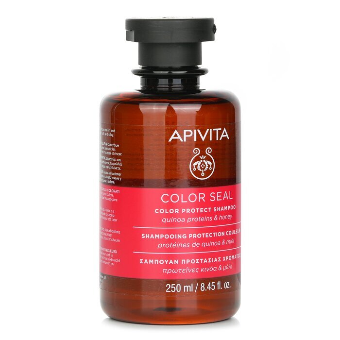 Apivita Color Seal Color Protect Shampoo with Quinoa Proteins & Honey (For Colored Hair) 250ml