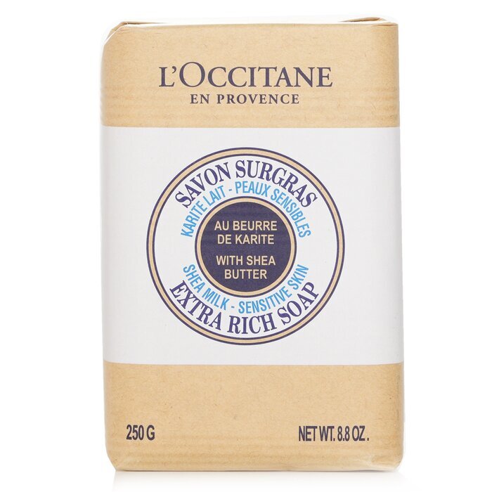 L'Occitane Shea Butter Extra Rich Soap - Shea Milk (For Sensitive Skin) 250g