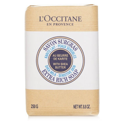 L'Occitane Shea Butter Extra Rich Soap - Shea Milk (For Sensitive Skin) 250g